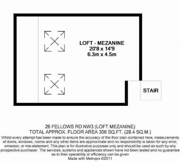 Floorplan for Fellows Road, Belsize Park NW3