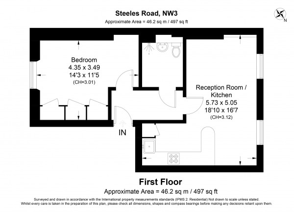 Floorplan for Steeles Road, Belsize Park NW3