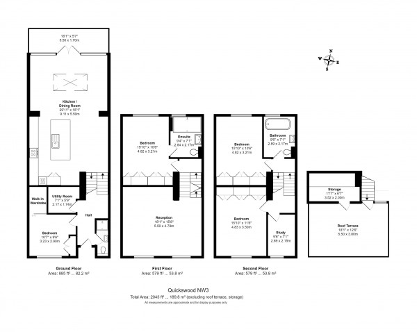 Floorplan for Quickswood, Primrose Hill NW3