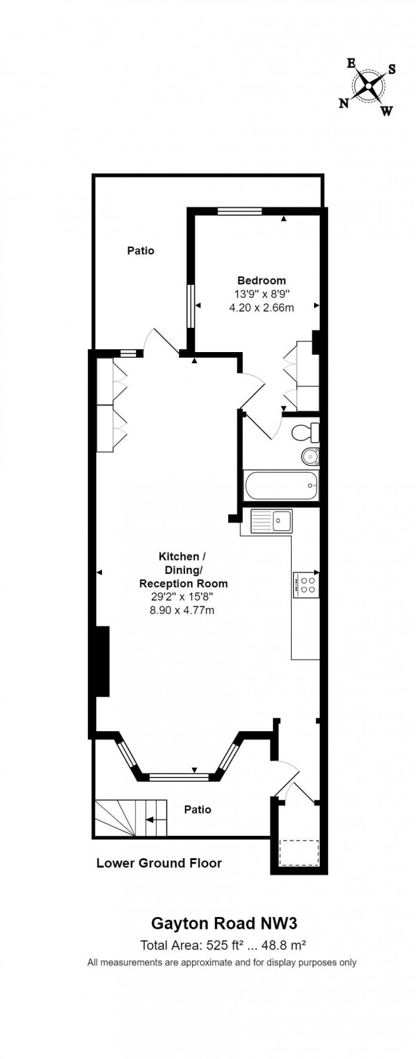 Floorplan for Gayton Road, Hampstead NW3