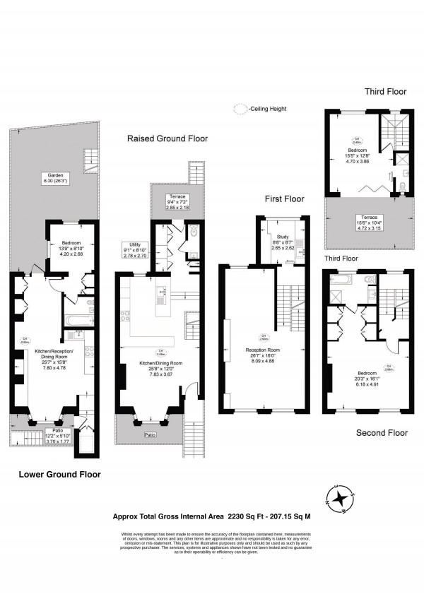 Floorplan for Gayton Road, Hampstead NW3