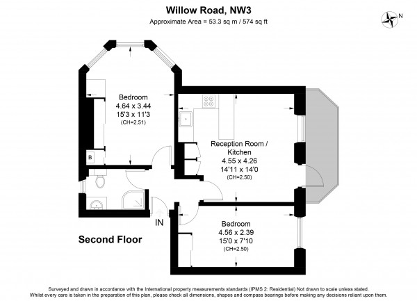 Floorplan for Willow Road, Hampstead NW3