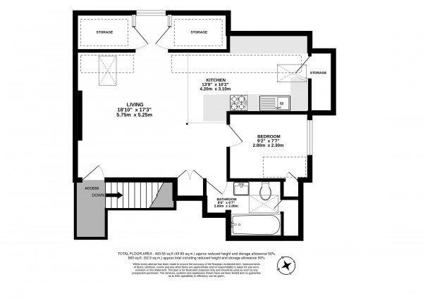 Floorplan for Belsize Avenue, London NW3