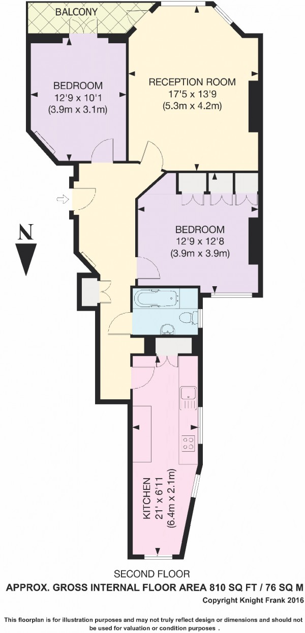 Floorplan for Lauderdale Road, Maida Vale W9